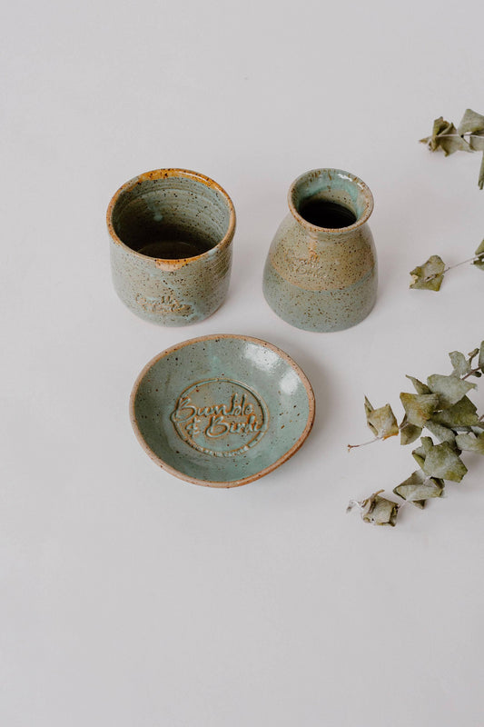 Earth Clay Bathroom Essentials Set